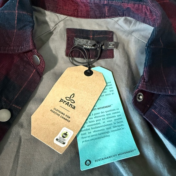 PRANA Porter Park Flannel (Size S) - Picture 9 of 15